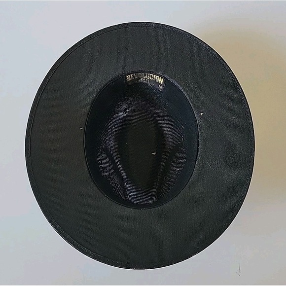 Hand Painted Structured Panama Hat Womens Made In Mexico Artsy Boho Festival - Picture 6 of 12